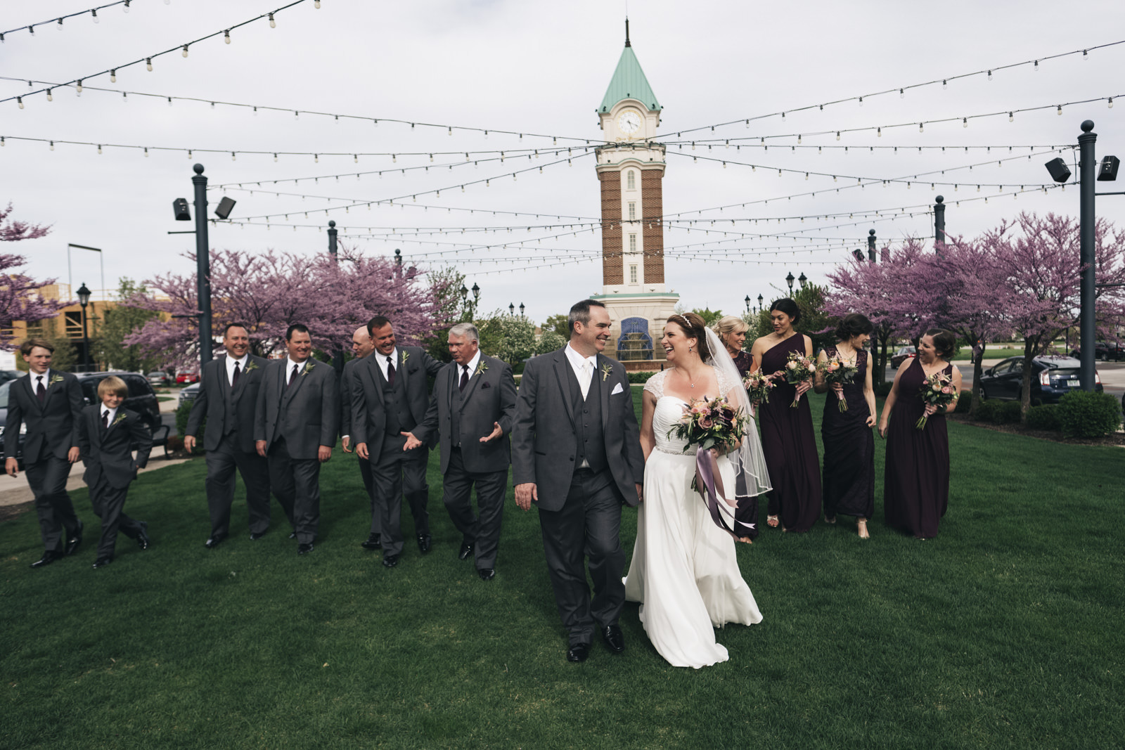Stunning Mauve And Plum Spring Wedding At Hilton Garden Inn