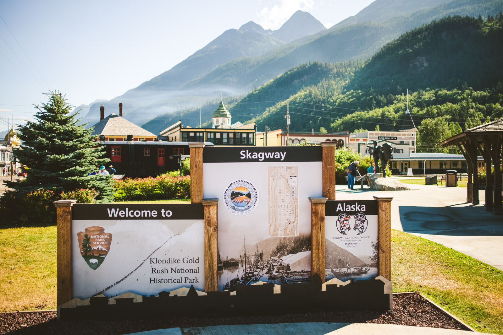 Skagway's klondlike gold rush national historical park in alaska