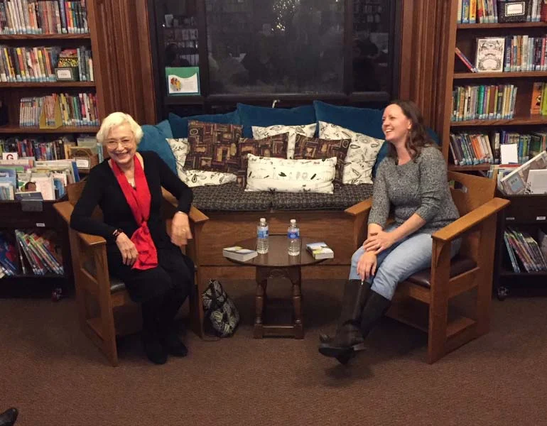 A conversation with author Caroline Linden at the Bacon Free Library , Natick MA