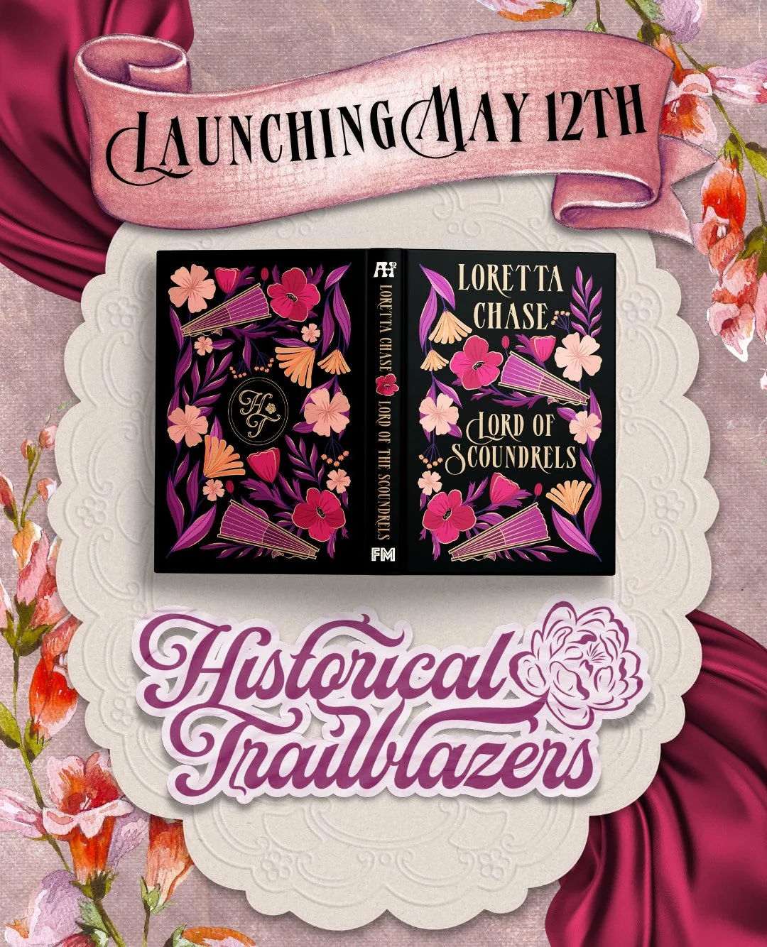So excited about this beautiful special edition of &ldquo;Lord of Scoundrels&rdquo; in  AH2&rsquo;s Trailblazer collection. There will be a full cast audio, too!⁠
⁠
For more information, please follow the link in my bio. ⁠
⁠
#LorettaChase #LordOfScou