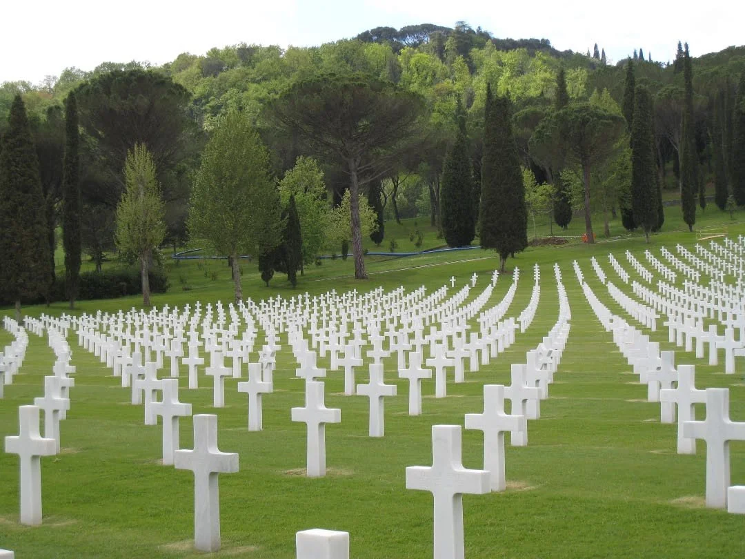 Years ago I visited the Florence American Cemetery, Florence, Italy, an experience that has carved a deep place in my memory. I hadn't known such places existed. Very likely, a great many Americans don't know about these cemeteries abroad. ⁠
⁠
I thin