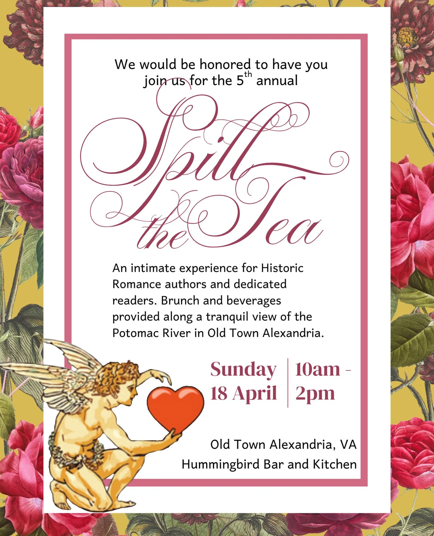 My good friend, historical romance author, @linden.caroline will be there, and I wish I could be there, too! I'm still trying to make it happen. But if you're in the area, why not spend a few hours with other romance readers and writers?⁠
You know yo