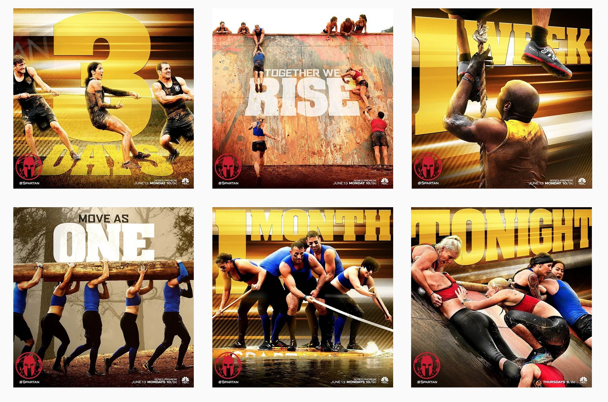 Social Media Campaign-"Spartan" for NBC (2016)