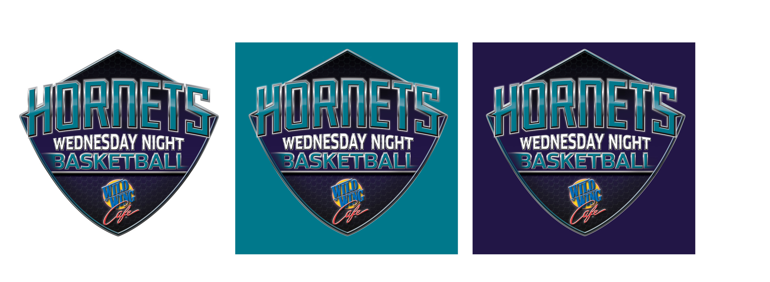 Hornets Wednesday Nigh Basketball Logo Concept