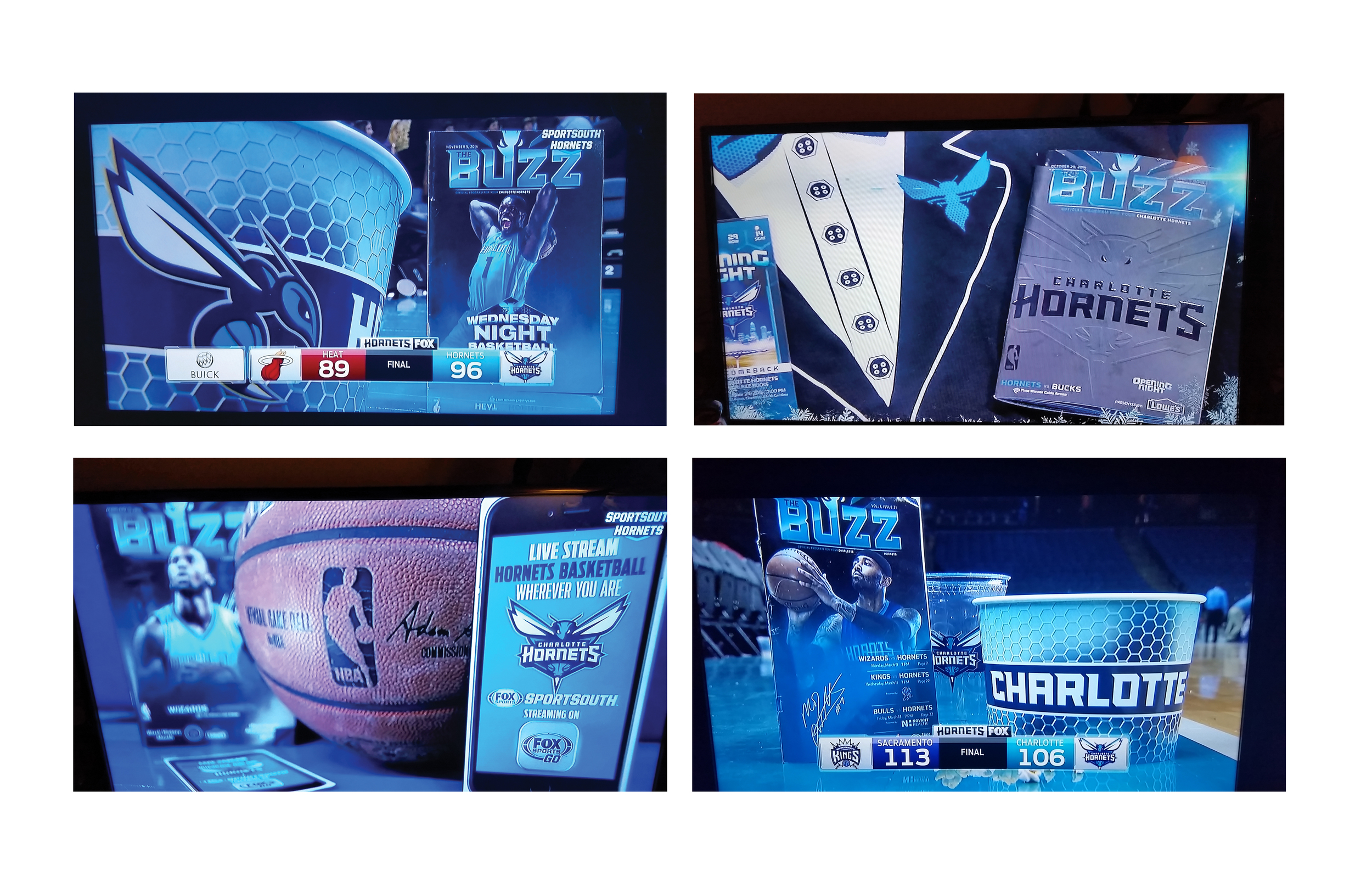 2014 - 15 The Buzz Program and Popcorn Bucket on TV