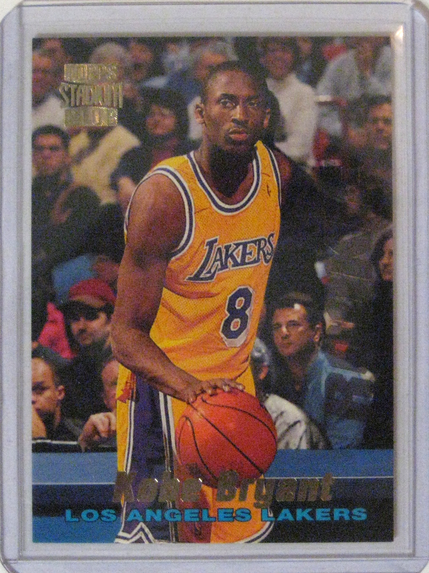 1996-97 Stadium Club Members Only Parallel R12 Kobe Bryant: This is a parallel card from Stadium club, and is a pretty valuable rookie card, despite the somewhat lacklustre style