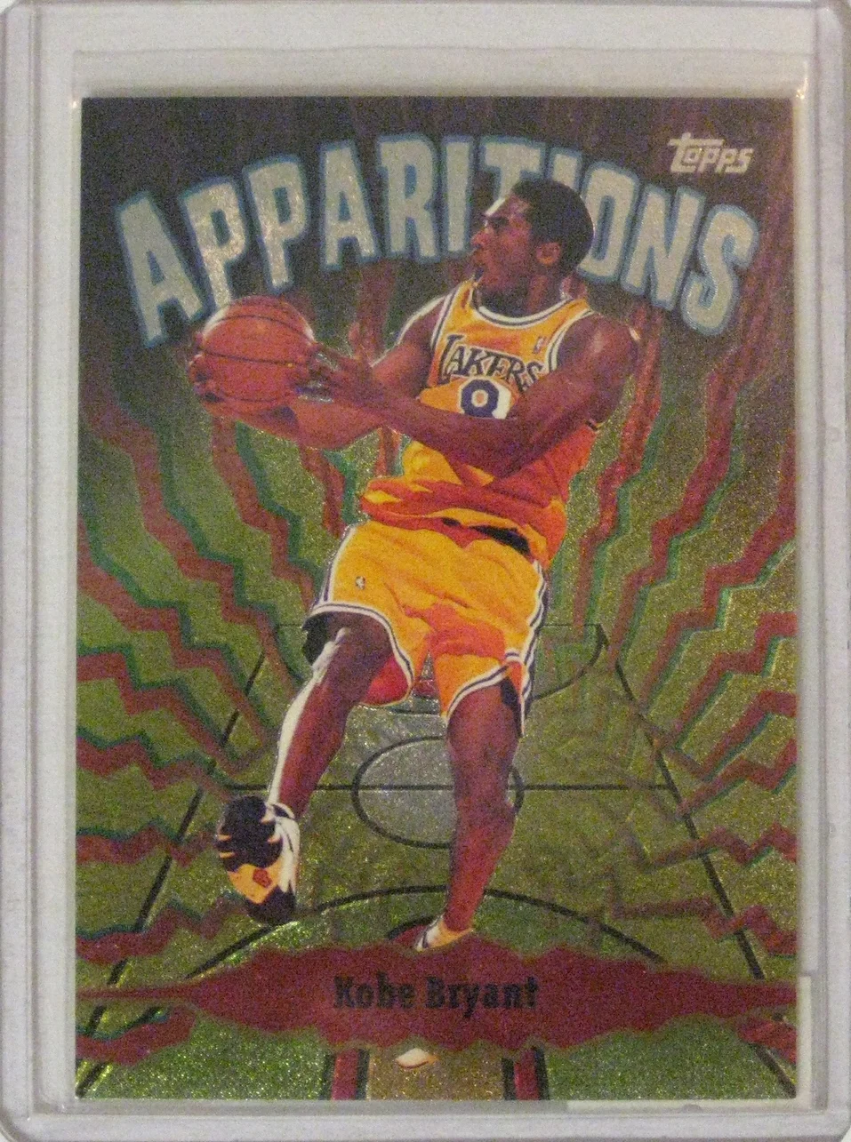 1998-99 Topps Apparitions Kobe Bryant: This is the exact type of card I look to collect. Bright, interesting style, early career... Fun stuff.
