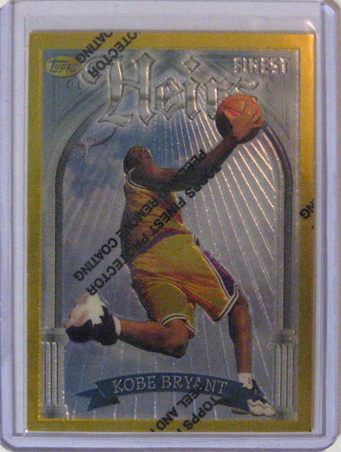 1996-97 Topps Finest Series 2 Kobe Bryant: Maybe my favourite Kobe card. I badly want the refractor of this bad boy.