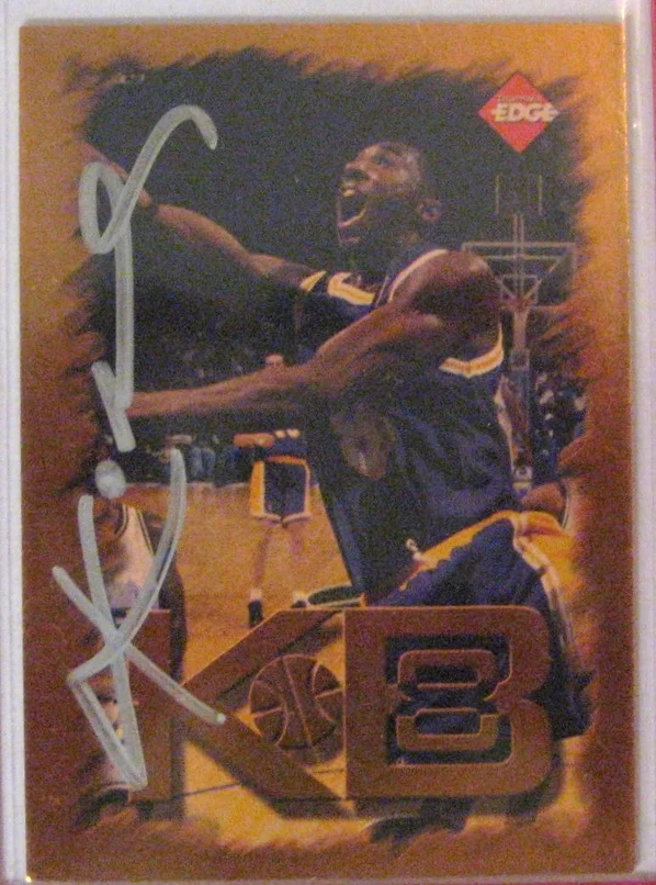 1998-99 Collector's Edge Impulse Gold #5 with auto: The card itself is not particularly impressive, but it is autographed, which obviously brings up the value substantially. I still need to get the autograph authenticated by PSA.