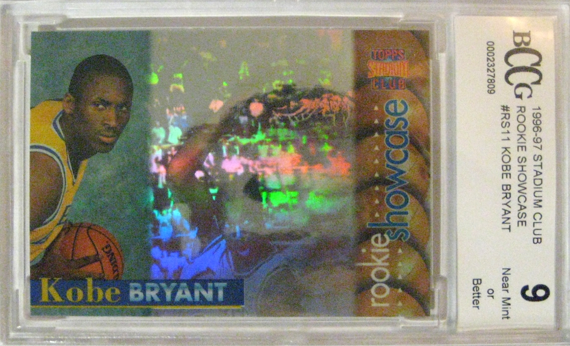 1996-97 Stadium Club Rookie Showcase #RS11, graded Near Mint 9