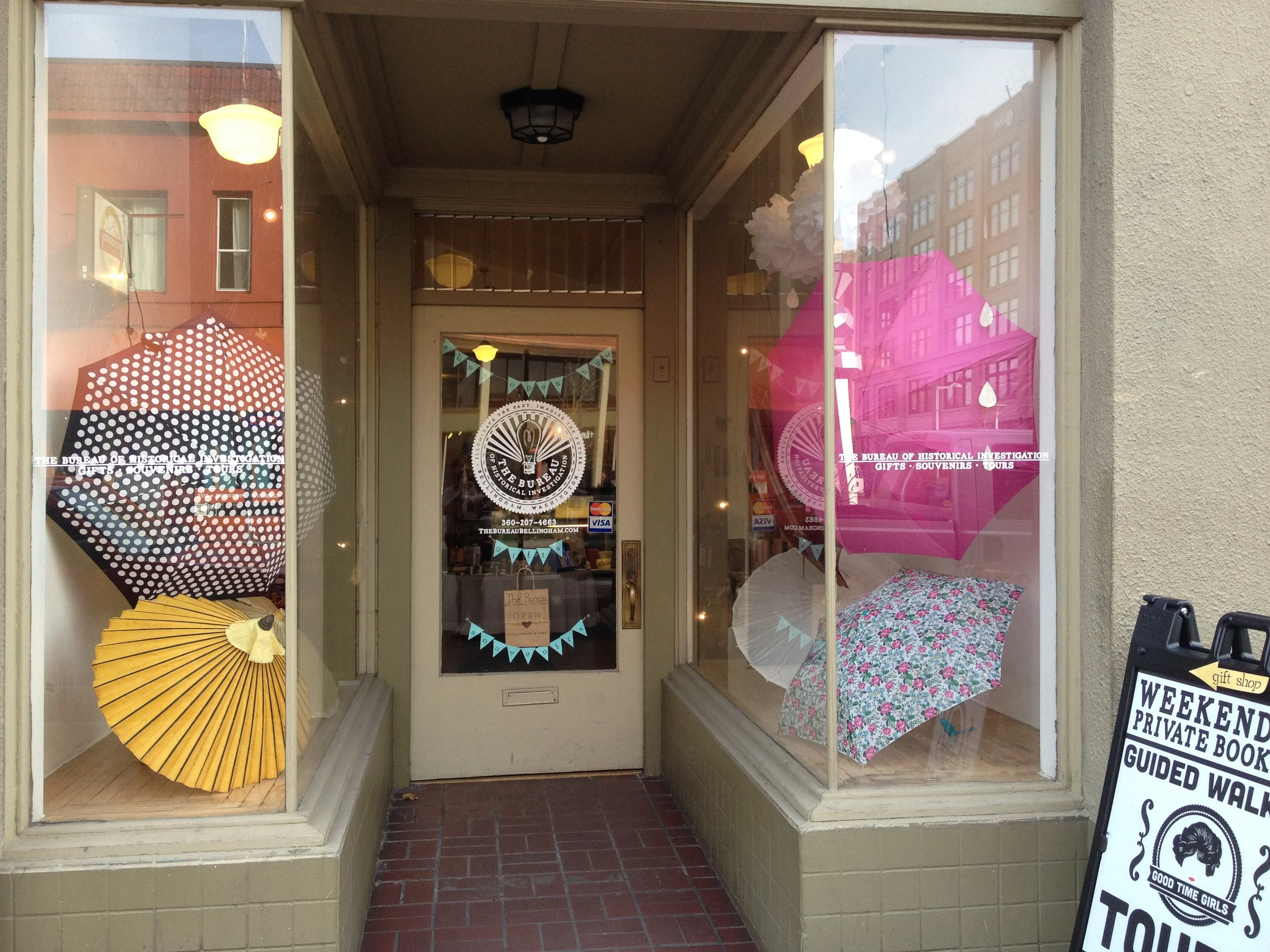 Our little shop at 217 W. Holly, in downtown Bellingham, Washington!