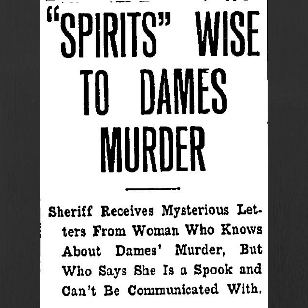 Spirits Wise to Dames Murder