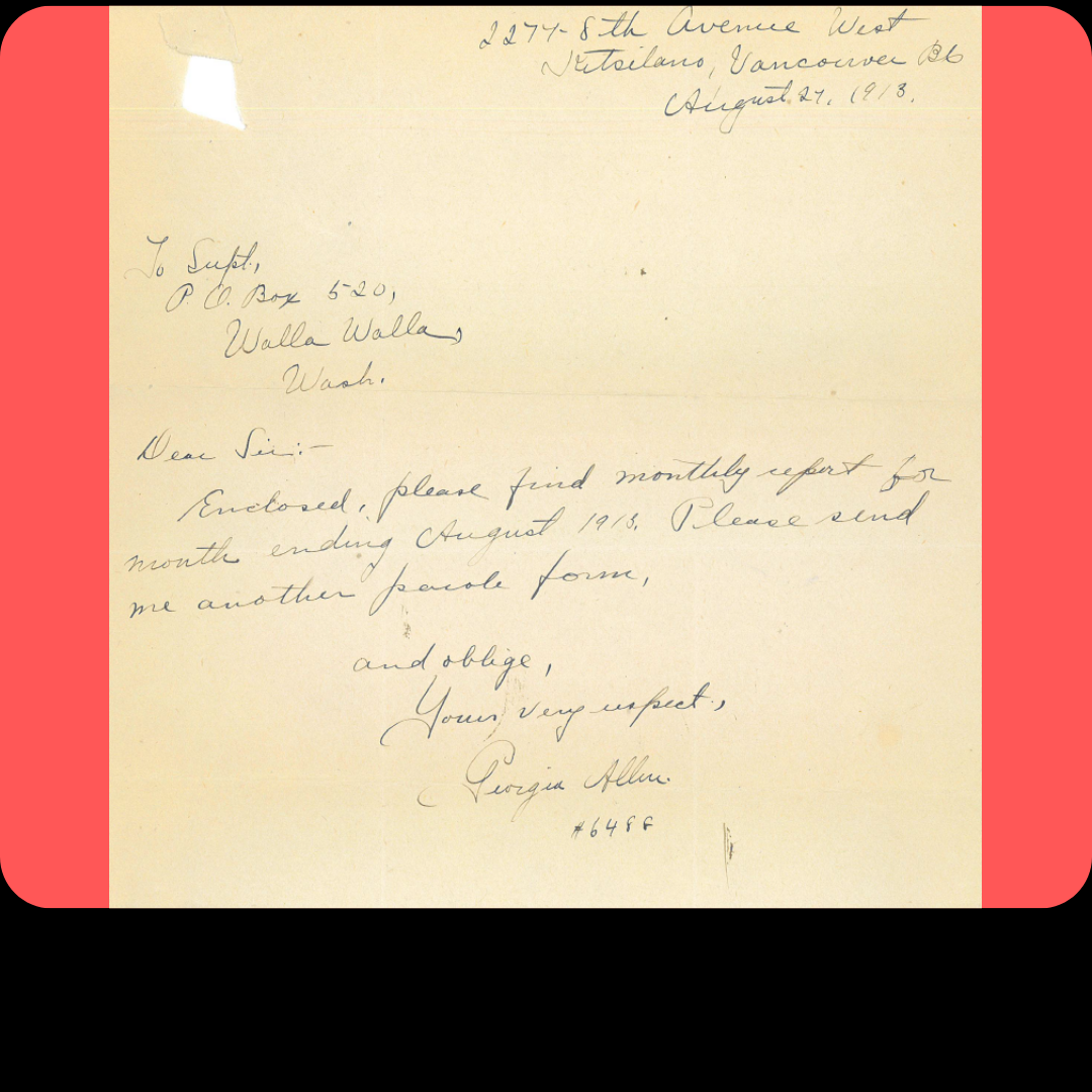 Georgia MacDonald letter