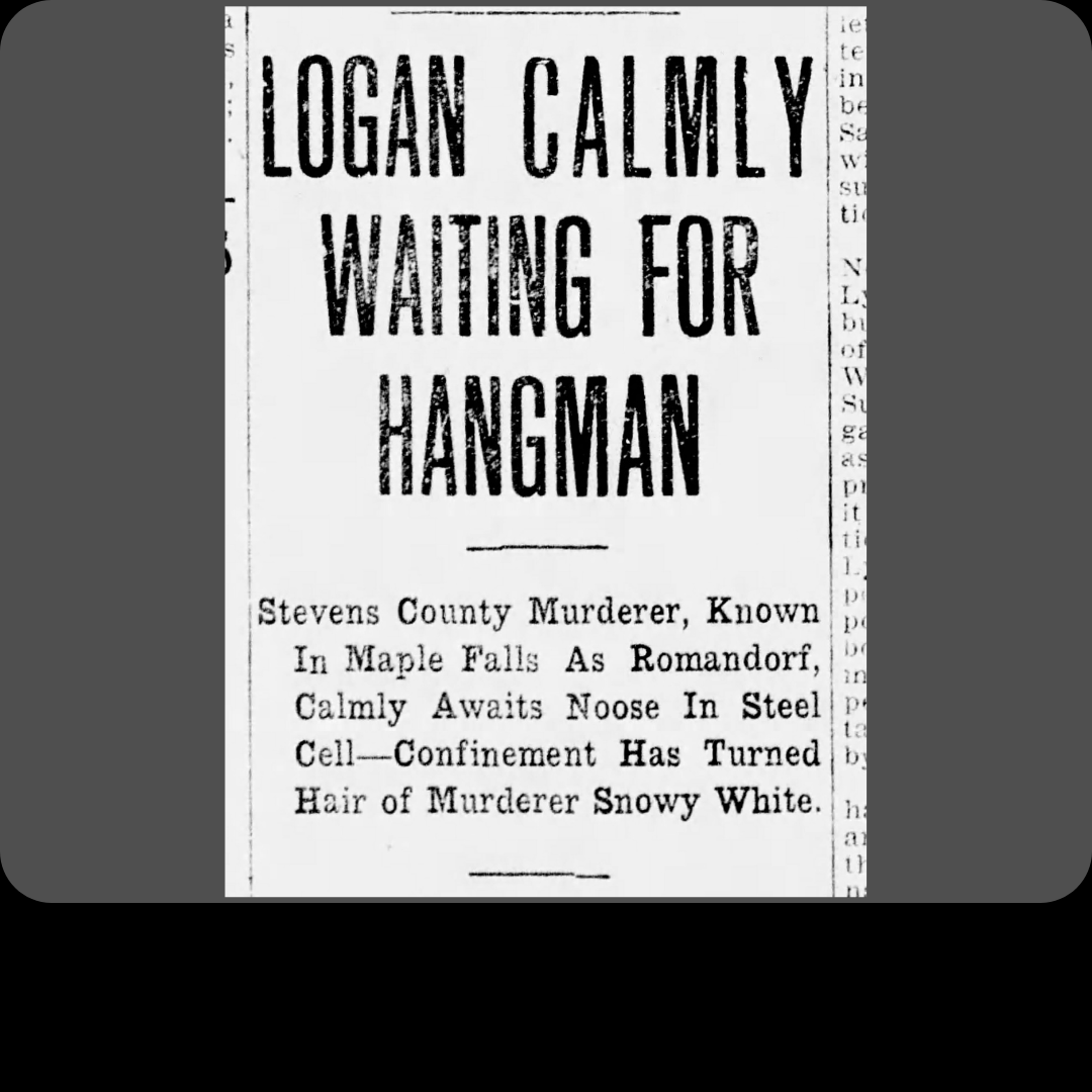 "Logan Calmly Waiting for Hangman"
