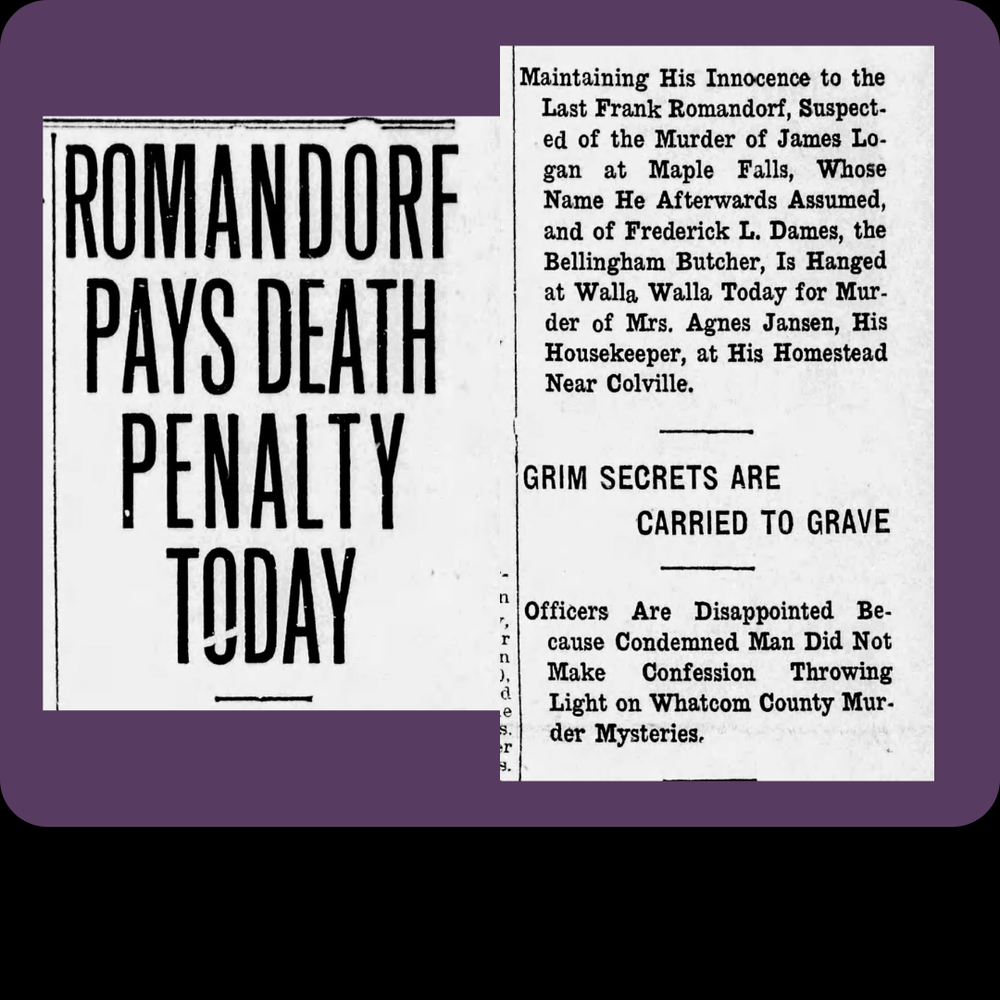"Romandorf Pays Death Penalty Today"