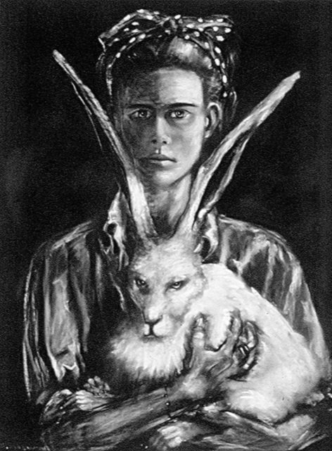 Self Portrait with Hare