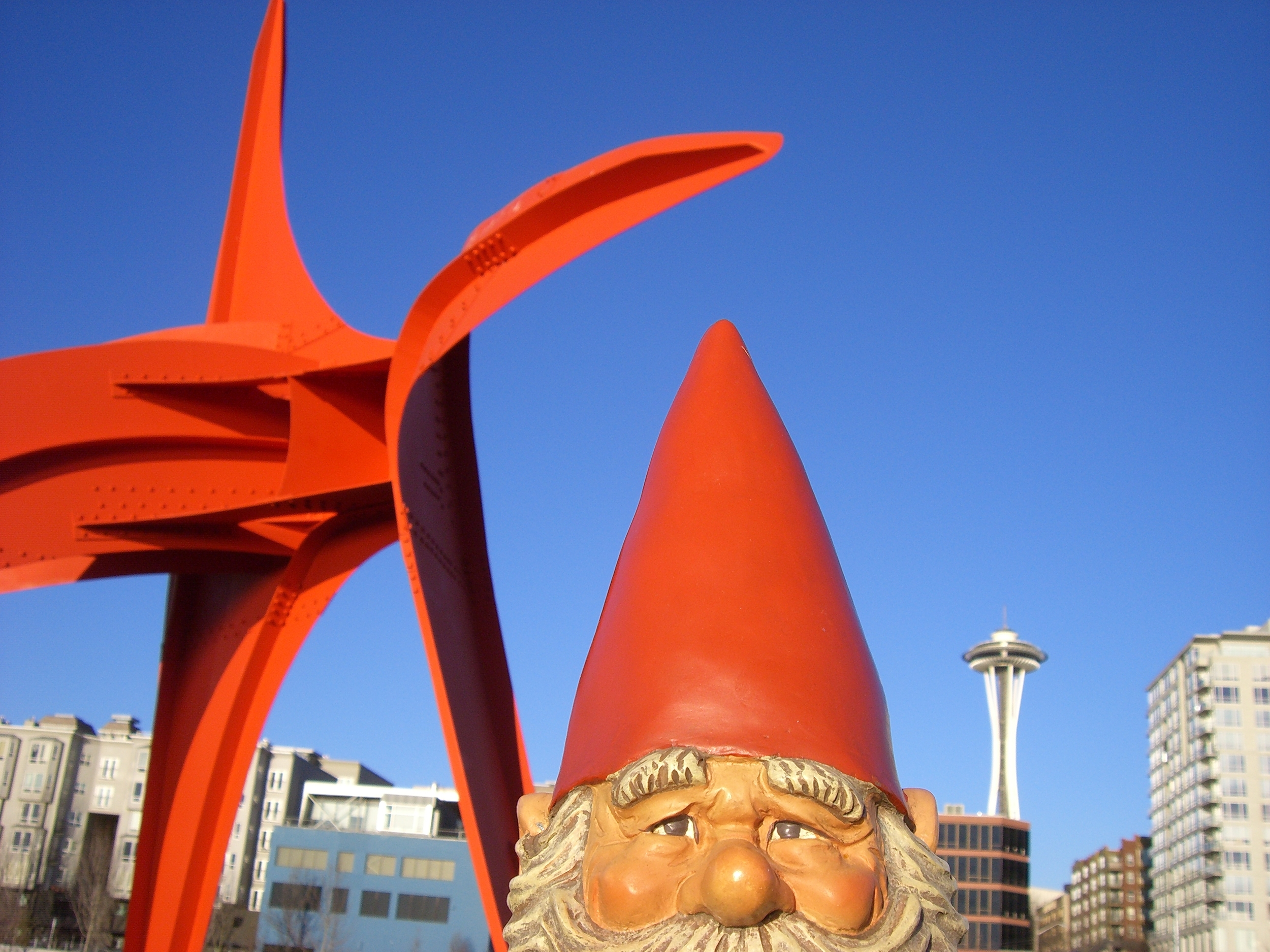 Washington Seattle Gnomes In The City Lantern Press Postcard 