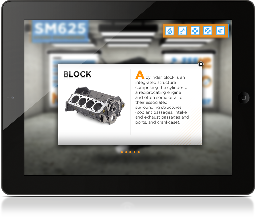 Pop-up Info Screen