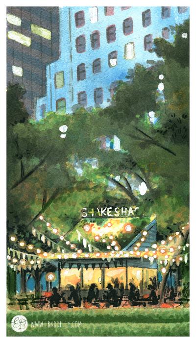 The Shake Shack in Madison Square Park