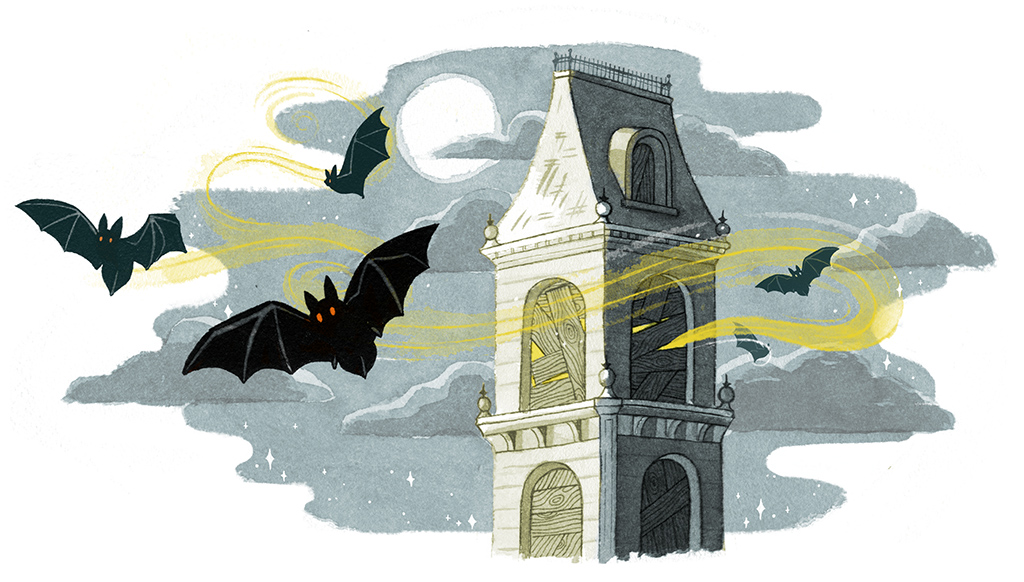Something strange is happening in that old bell tower!