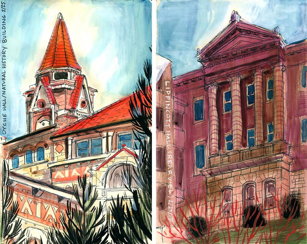 Dyche Hall, Lippincott Hall 2/25/15