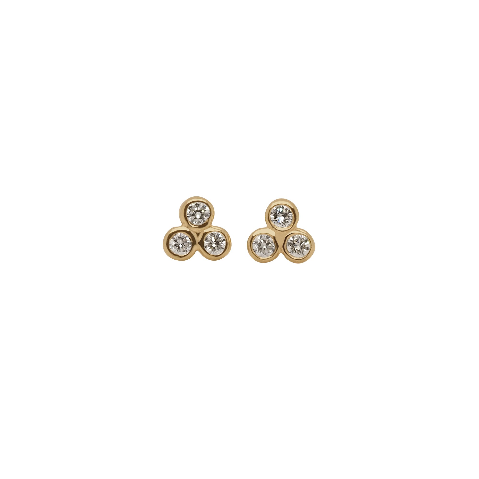 Buy Zeal Round Diamond Stud Earrings Online