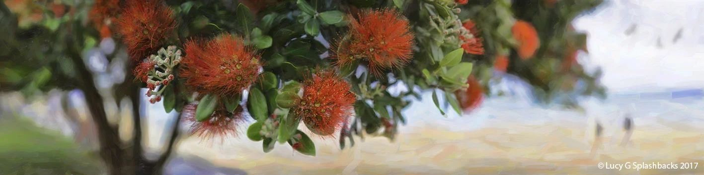 NAT 2016-2 (Digital painting) At the Beach