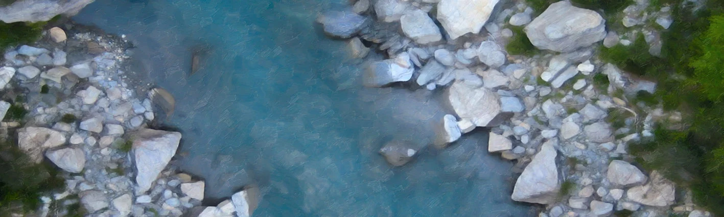 NAT 2016-18 Shotover River 2 (digital painting)