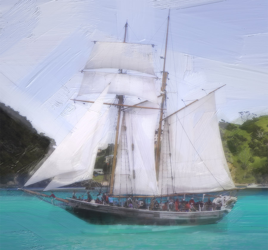 BOI-Sailing Race (digital painting) - detail