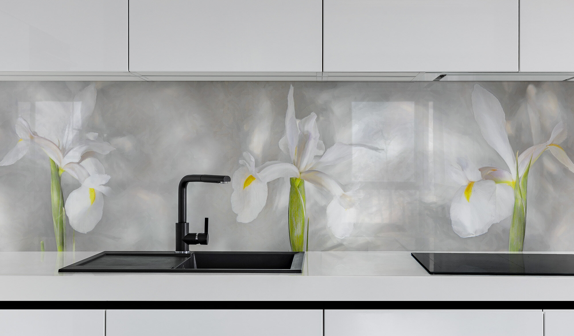Splashback examples — Printed 'images on glass' kitchen splashbacks and glass wall art by Lucy G