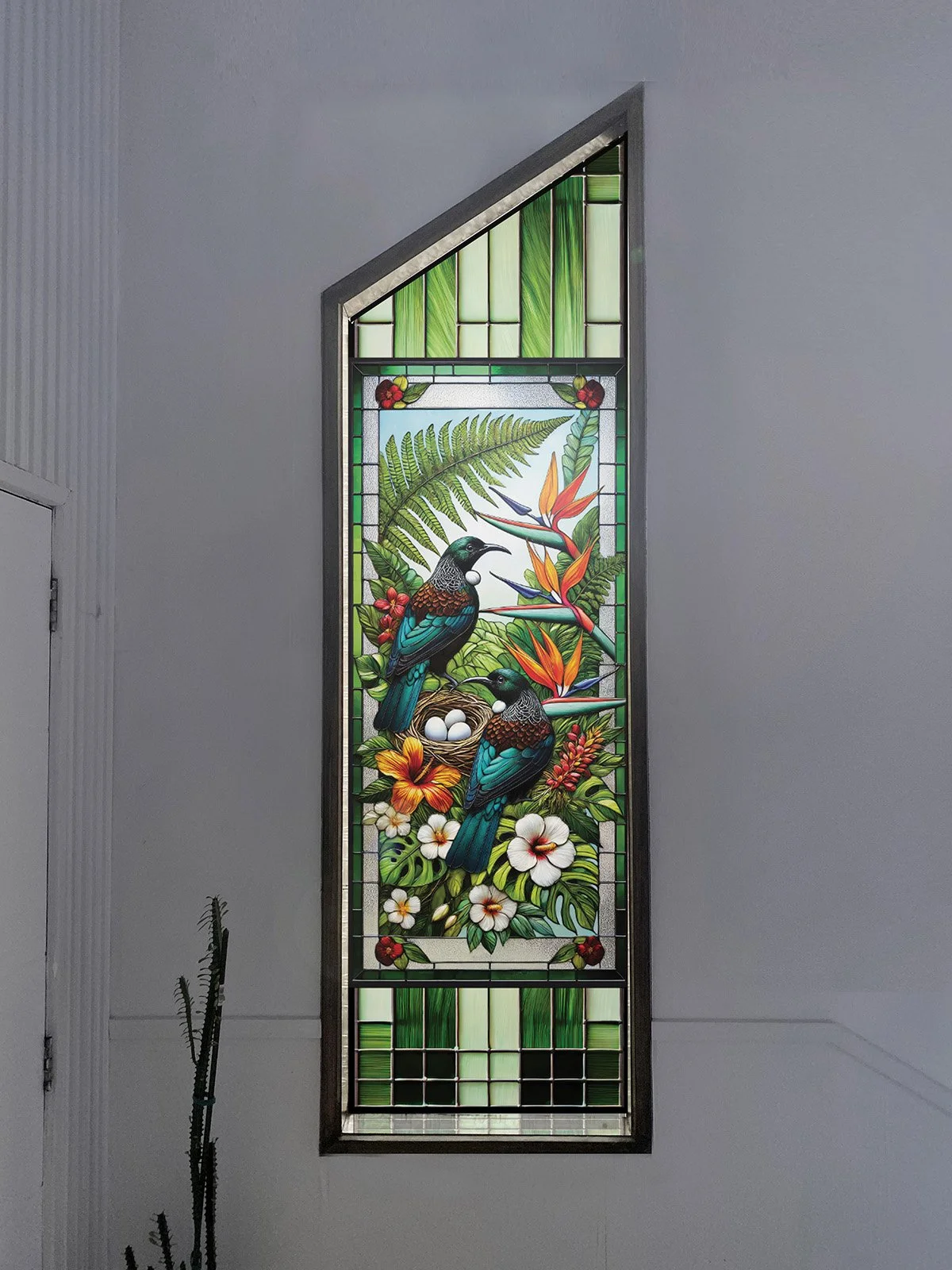 tui stained glass window  neostain art glass lucy g.jpg