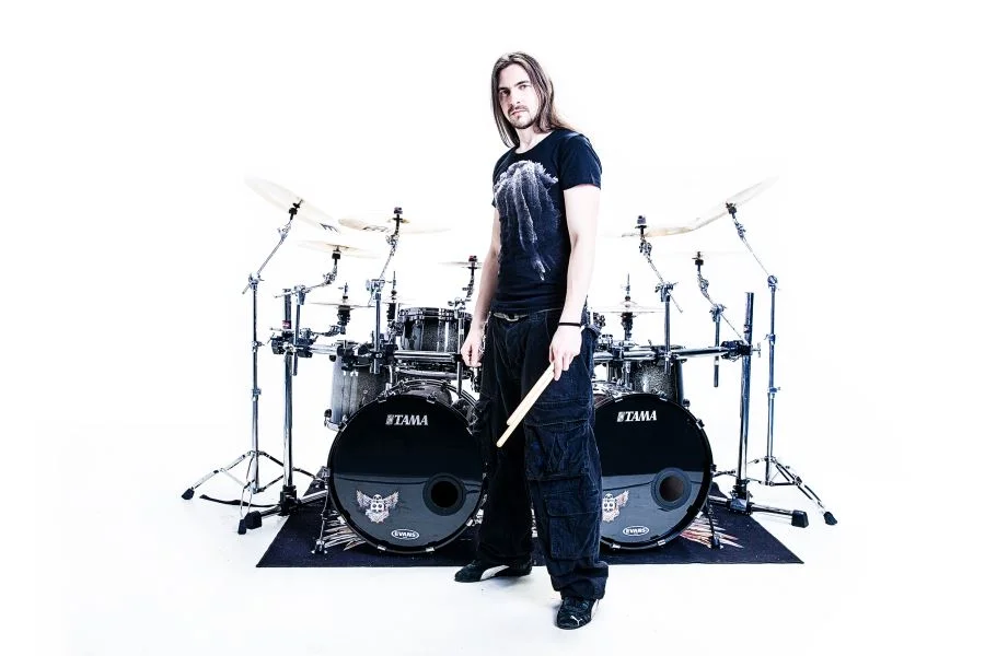 One of my favourite drummers and Instagram posters Sebastian Lanser (Obscura, Panzerballet)