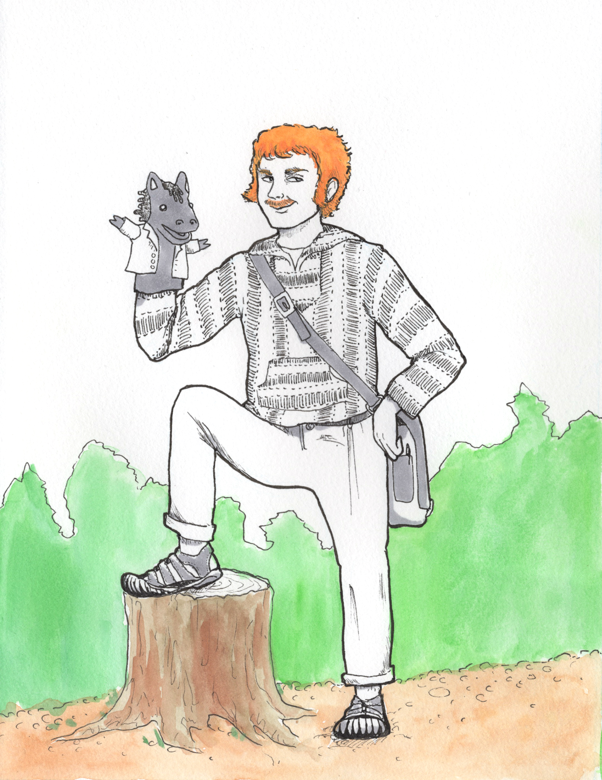 Desk & Dayjobs - Hobe Shadetree Character Art