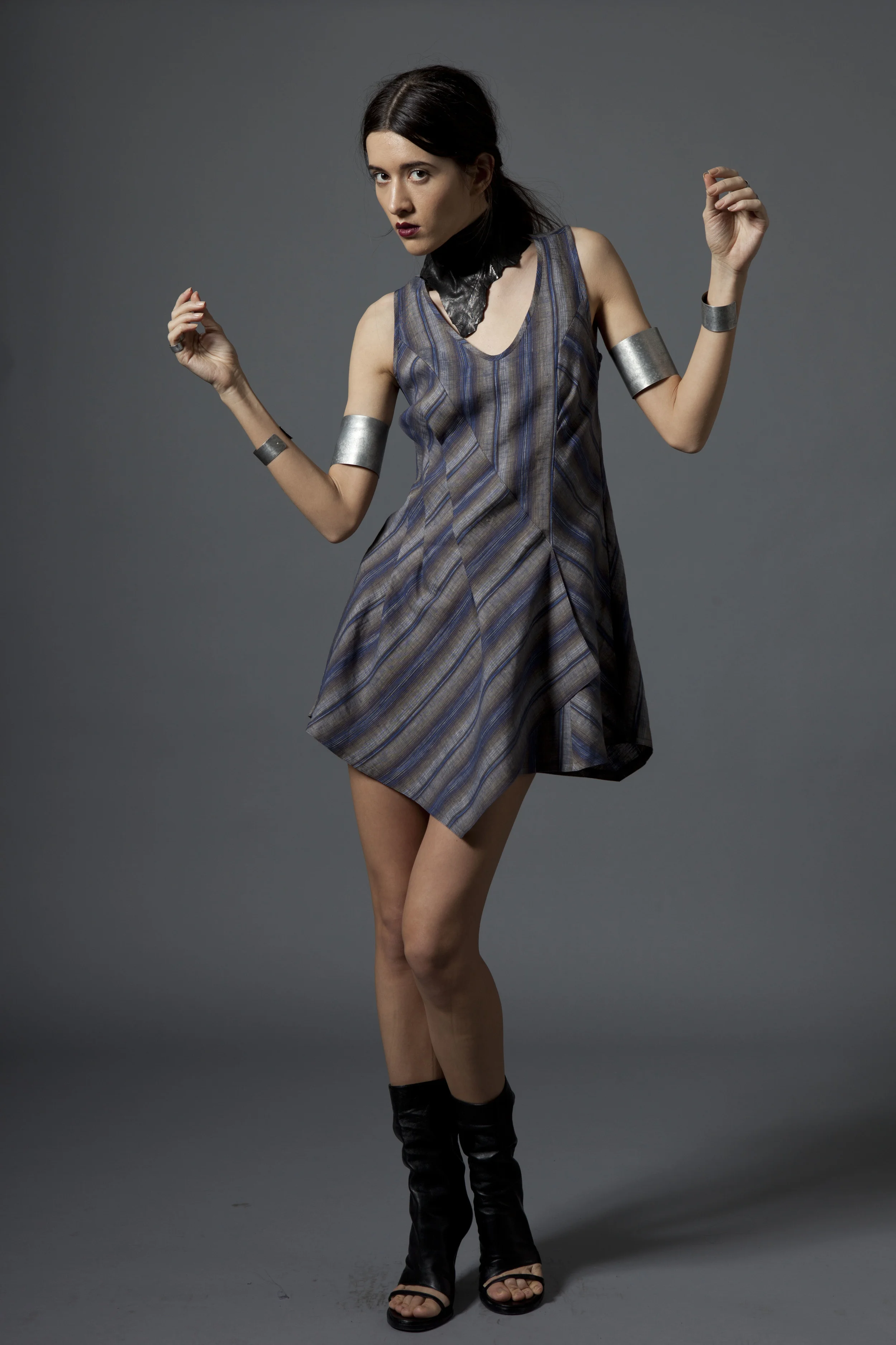 Sleeveless Crossover Dress
