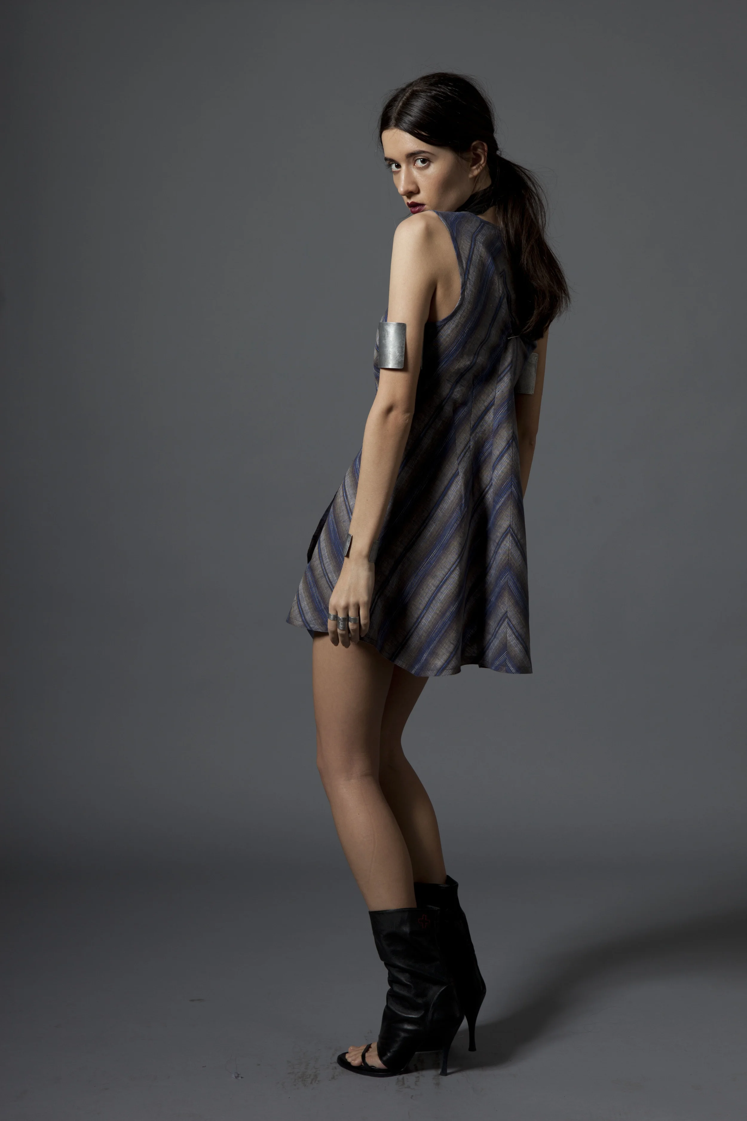 Sleeveless Crossover Dress