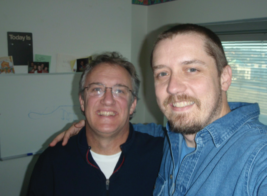 My brother Robbie was a constant help during those hard first few weeks in the hospital. He even delayed his return trip to Italy (his home) to stay and help.