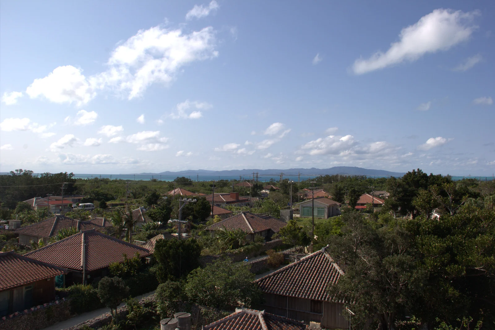 The view from atop the small viewing tower