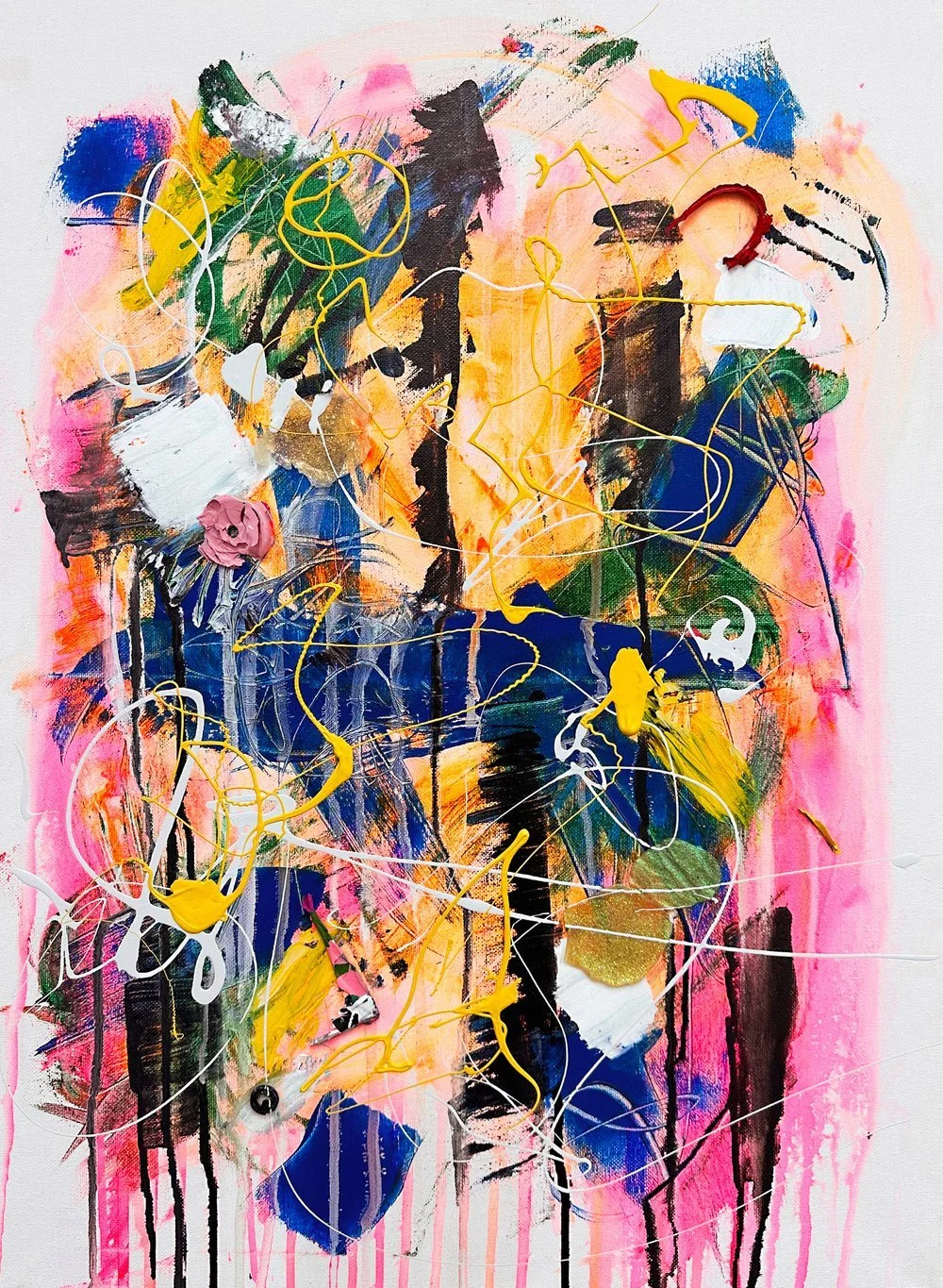 "Party", acrylic on canvas, 16x20in, 2024

