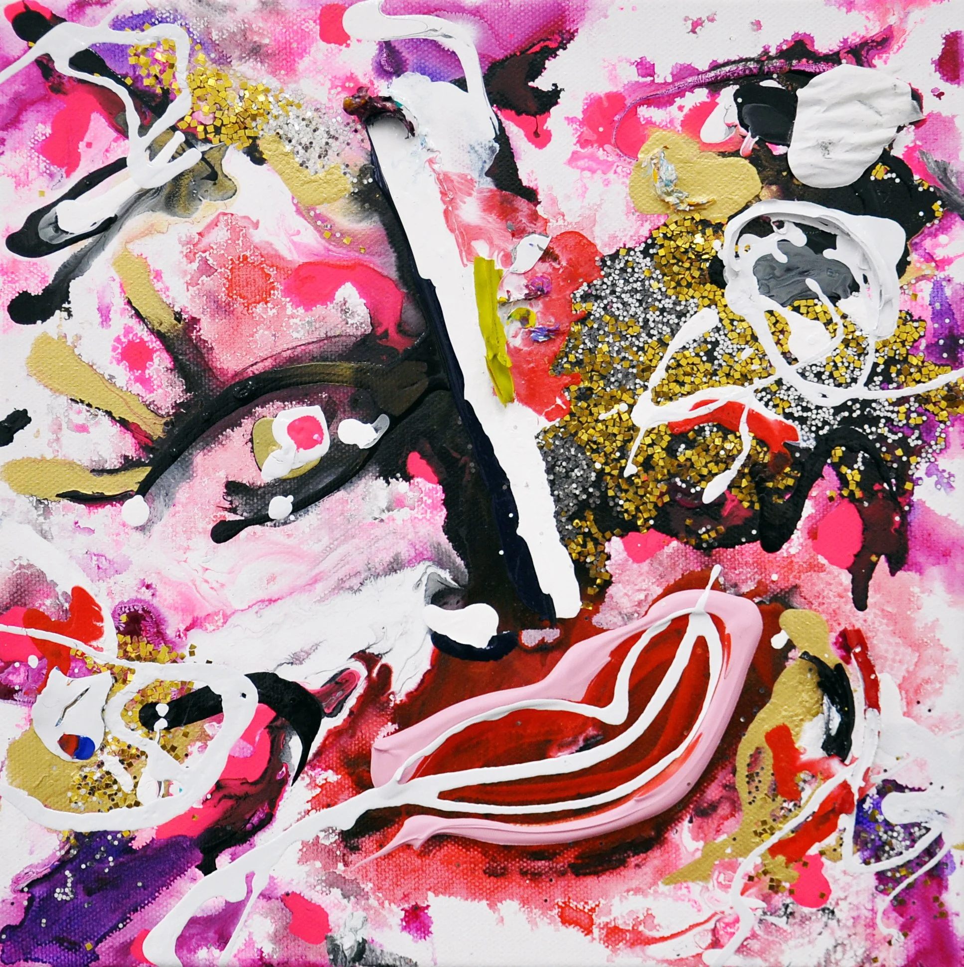 SELF PORTRAIT  |   acrylic on canvas, 10x10in, 2022