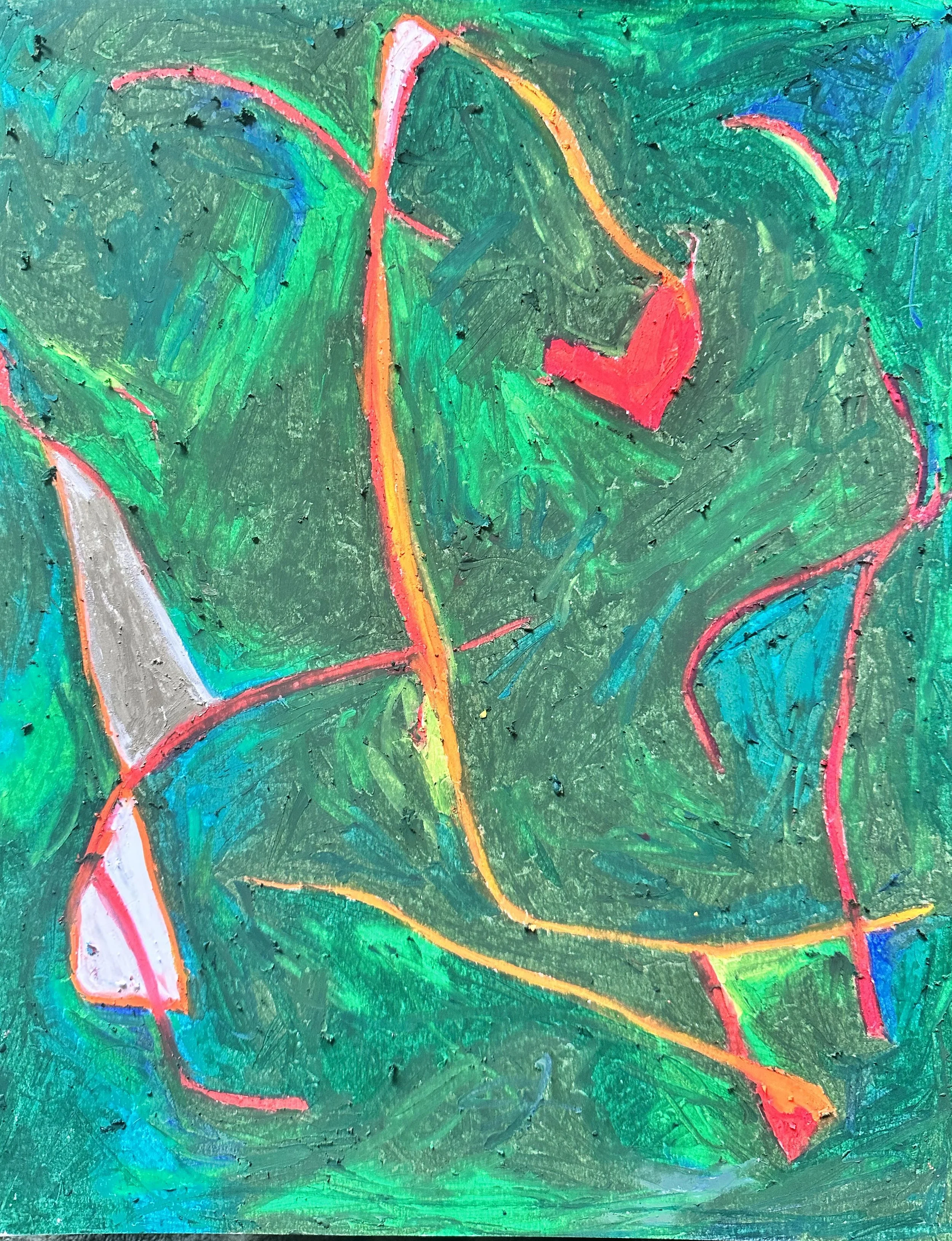 Dangling Heart, 11x14in