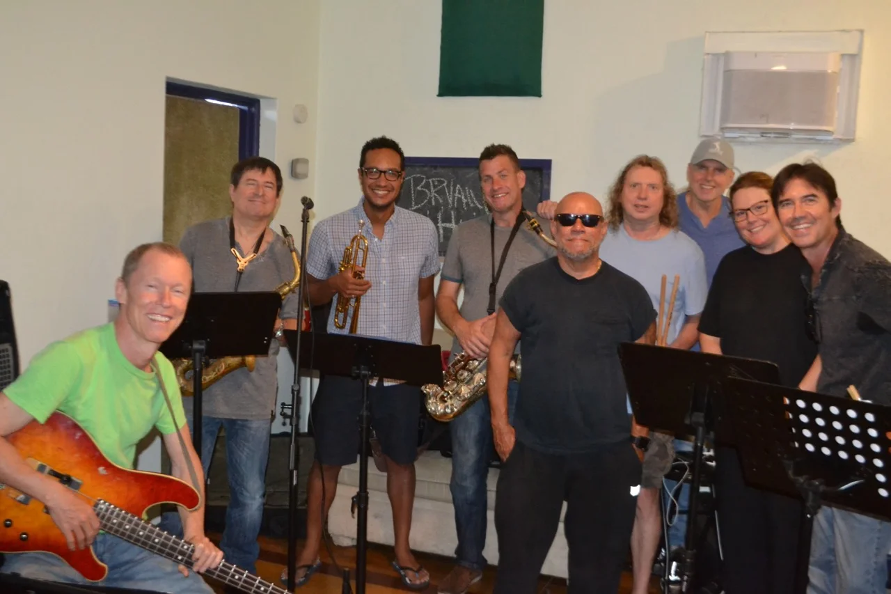 The Bryan Hughes group: Patrick Bettison, Mike Scaglione, James Suggs, Mike Gibilisco, Gumbi Ortiz, Dave Reinhardt, Ron Reinhardt, Whitney James and Bryan Hughes. June 26, 2019
