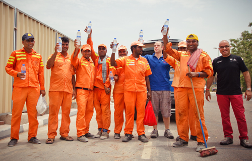 Gulf News "‘Water for Workers’ in Dubai: One bottle, one worker at a time" – 30 August, 2013