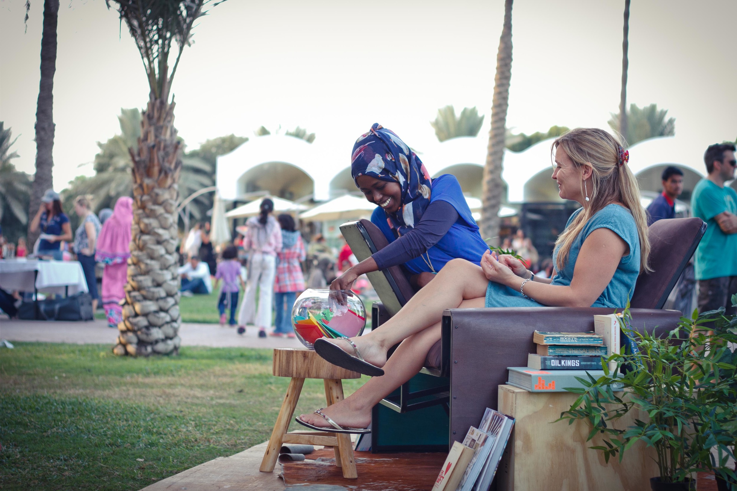  Archive Fall Fair | Two strangers chat on #TheConversationChair. 