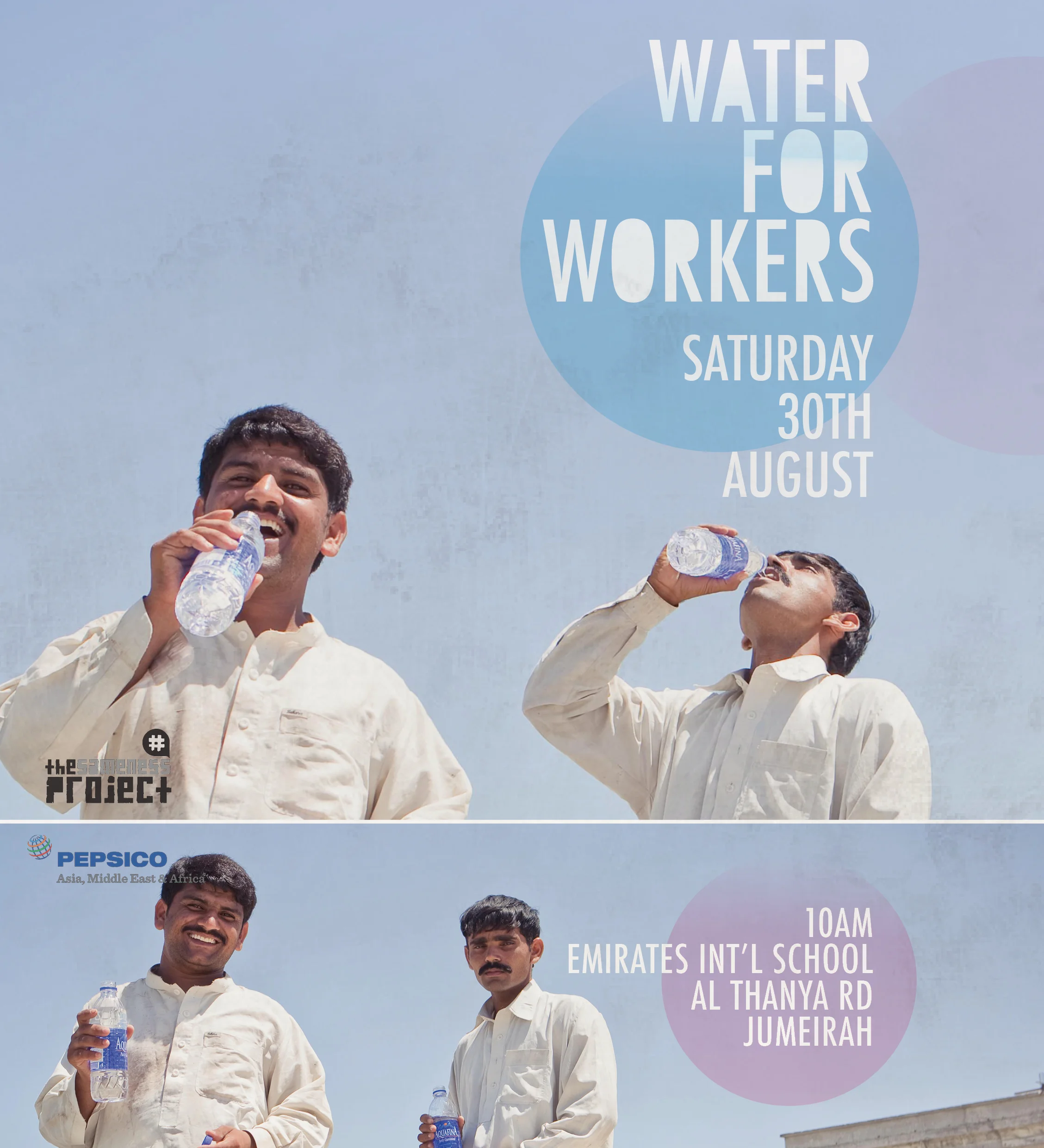 [ water for workers ] We're Coming For You August!