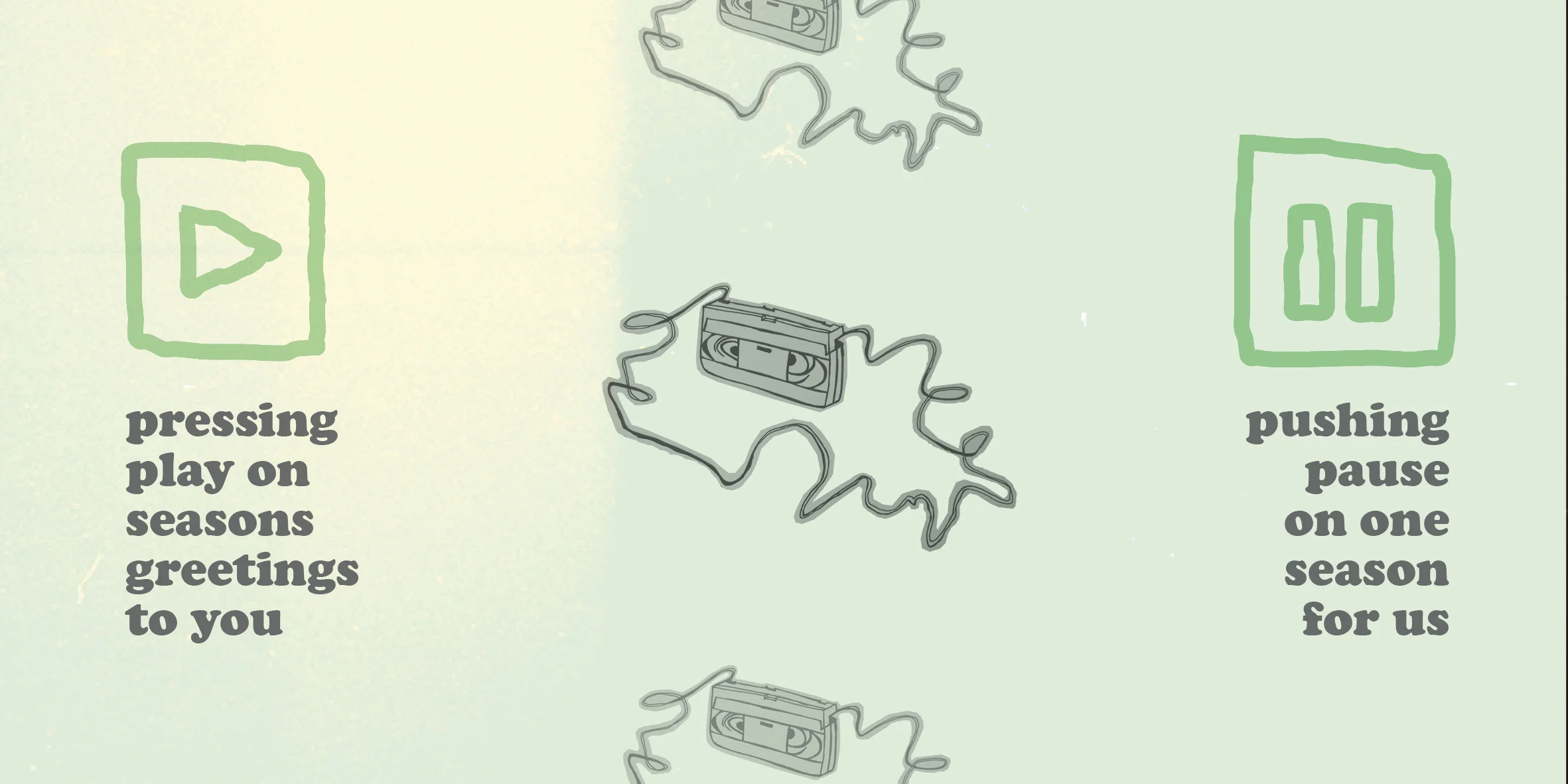pressing play & pause