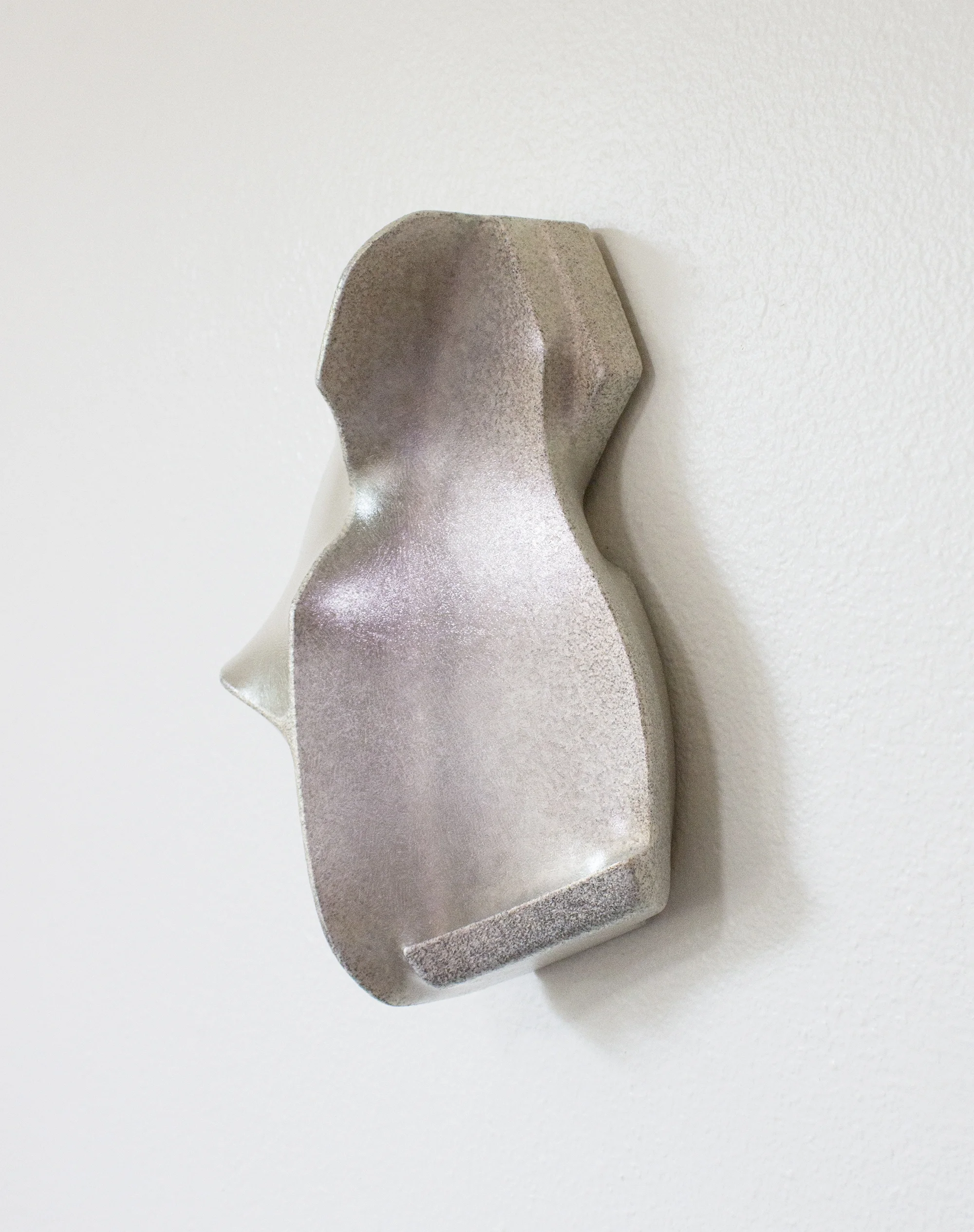 Acrylic paint/medium stretched over acrylic on MDF and Masonite, 11 x 7 x 3.5 inches