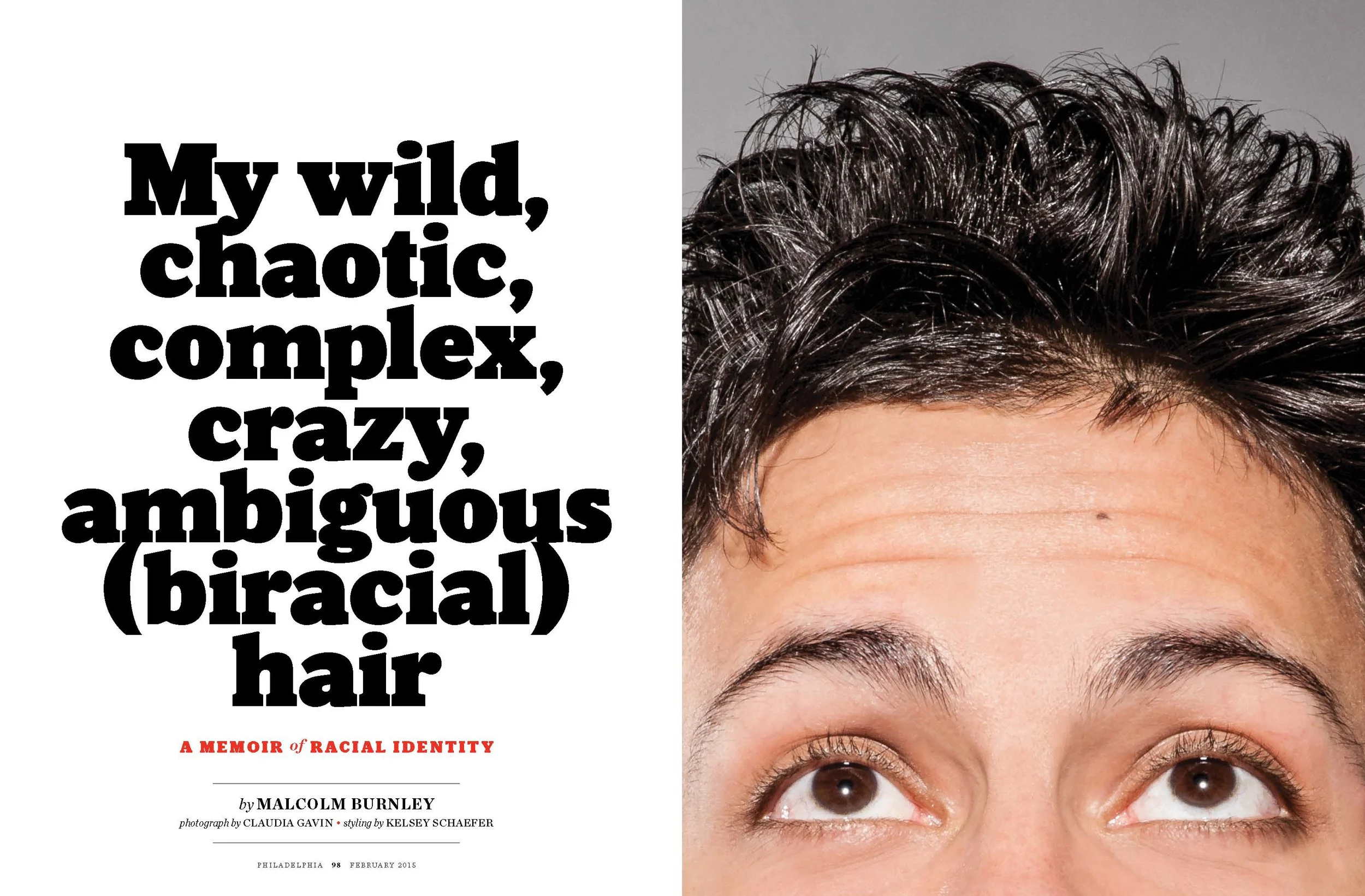 Philadelphia magazine | February 2015 | My wild, chaotic, complex, crazy, ambiguous (biracial) hair
