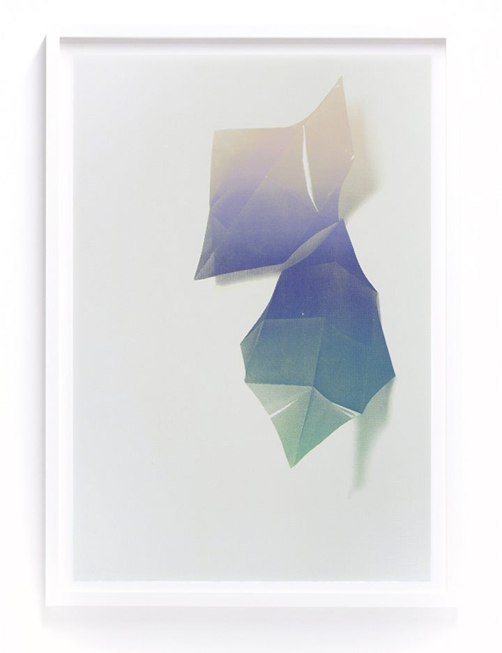 "Two Diamond Gradient" limited edition silkscreen print by Print Club Ltd. www.jointheprintclub.com