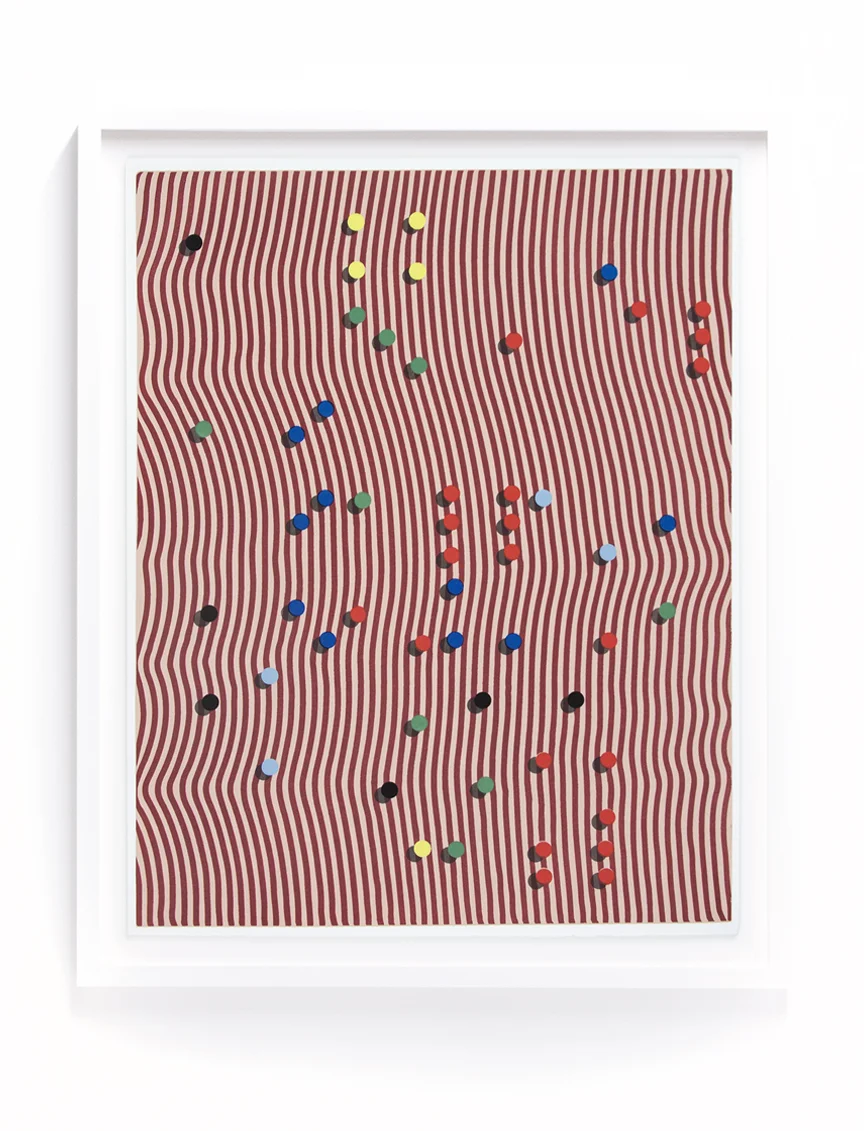 Jonathan Ryan Storm Occ 2 limited edition fine art custom framed pattern geometric abstract Screenprint | Print Club Ltd.