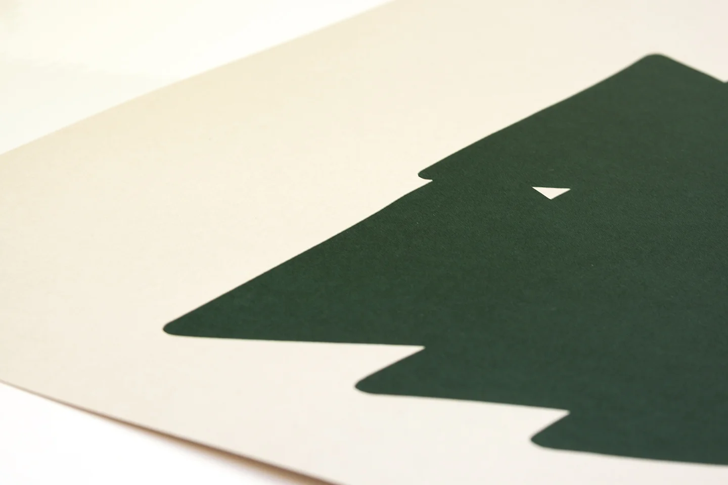 Alyson Fox "Shape 17" Limited edition silkscreen green minimalist geometric graphic fine art custom framed print from Print Club Ltd.